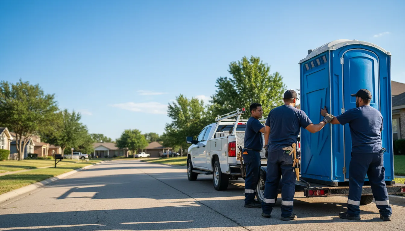 Portable Toilet Rental in Blum, TX near me